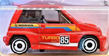 Load image into Gallery viewer, Hot Wheels 2020 '85 Honda City Turbo II Red #11 HW Race Day 5/10 New Long Card
