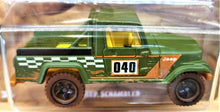 Load image into Gallery viewer, Hot Wheels 2019 Jeep Scrambler Olive Green Off Road Trucks 3/6 New Long Card