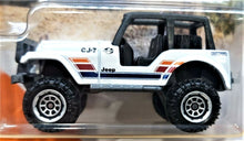 Load image into Gallery viewer, Matchbox 2020 Jeep 4x4 White #80 MBX Mountain New Long Card