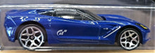 Load image into Gallery viewer, Hot Wheels '14 Corvette Stingray Blue Gran Turismo 2018 4/8 New Long Card