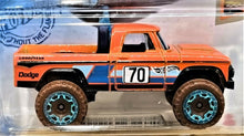 Load image into Gallery viewer, Hot Wheels 2021 '70 Dodge Power Wagon Orange #3 Baja Blazers 2/10 New Long Card