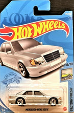 Load image into Gallery viewer, Hot Wheels 2021 Mercedes-Benz 500 E Silver #145 Factory Fresh 8/10 New Long Card