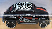 Load image into Gallery viewer, Hot Wheels 2018 Volkswagen Beetle Black #262 Checkmate 8/9 New Long Card