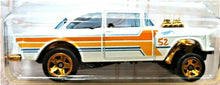 Load image into Gallery viewer, Hot Wheels 2020 '55 Chevy Bel Air Gasser Pearl White Pearl & Chrome 4/6 New