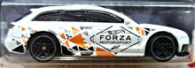 Load image into Gallery viewer, Hot Wheels 2020 '17 Audi RS 6 Avant White Forza Motorsport 3/5 New Long Card