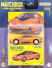 Load image into Gallery viewer, Matchbox 2021 2016 BMW I8 Orange Matchbox Collectors Series 4/20 New