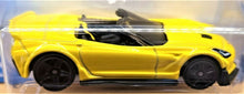 Load image into Gallery viewer, Hot Wheels 2018 Corvette C7 Z06 Convertible Yellow #98 Factory Fresh 9/10 New
