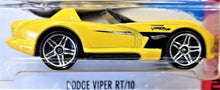 Load image into Gallery viewer, Hot Wheels 2017 Dodge Viper RT/10 Yellow #281 Then and Now 9/10 New