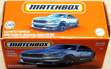Load image into Gallery viewer, Matchbox 2021 2018 Dodge Charger Grey MBX Highway #55/100 New Sealed Box