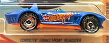 Load image into Gallery viewer, Hot Wheels 2018 Corvette Grand Sport Roadster Blue #259 HW 50 Race Team 3/10 New