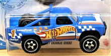Load image into Gallery viewer, Hot Wheels 2021 '87 Dodge D100 Blue #168 HW Race Team 1/10 New Long Card