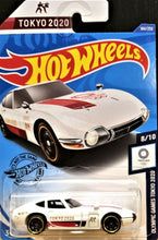 Load image into Gallery viewer, Hot Wheels 2020 Toyota 2000 GT White #184 Olympic Games Tokyo 2020 8/10 New