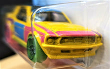 Load image into Gallery viewer, Hot Wheels 2019 '67 Ford Mustang Coupe Yellow #218 HW Art Cars 7/10 New