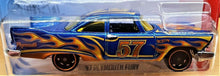 Load image into Gallery viewer, Hot Wheels 2020 '57 Plymouth Fury Blue #168 HW Flames 2/10 New Long Card