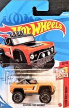 Load image into Gallery viewer, Hot Wheels 2021 Custom Ford Bronco Orange #163 Then & Now 6/10 New Long Card