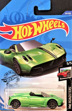 Load image into Gallery viewer, Hot Wheels 2020 '17 Pagani Huayra Roadster #241 Pearl Green HW Roadsters 5/5 New