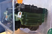 Load image into Gallery viewer, Matchbox 2017 Sahara Survivor Dark Green #122 MBX Explorers New Long Card