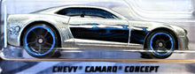 Load image into Gallery viewer, Hot Wheels 2018 Chevy Camaro Concept 50th Anniversary Zamac Flames 2/8 New