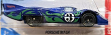Load image into Gallery viewer, Hot Wheels 2020 Porsche 917 LH Blue #45 Porsche 4/5 New Long Card
