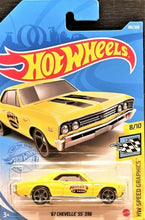 Load image into Gallery viewer, Hot Wheels 2021 '67 Chevelle SS 396 Yellow #183 HW Speed Graphics 8/10 New