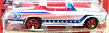 Load image into Gallery viewer, Hot Wheels 2018 50th Anniversary 1967 Pontiac GTO White Stars & Stripes 6/10 New