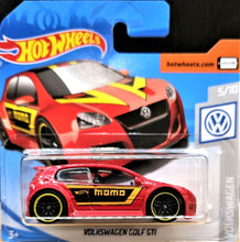 Load image into Gallery viewer, Hot Wheels 2019 Volkswagen Golf GTI Red #19 Volkswagen 5/10 New