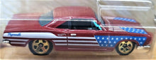 Load image into Gallery viewer, Hot Wheels 2020 '68 Plymouth Barracuda Super Stock Hemi Red Stars & Stripes 9/10