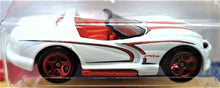 Load image into Gallery viewer, Hot Wheels 2018 Dodge Viper RT/10 White 50th Anniversary Throwback 7/10 New