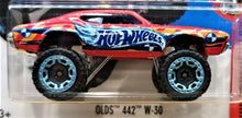 Load image into Gallery viewer, HOT WHEELS 2016 OLDS 442 W-30 Red #161 HW DAREDEVILS 1/10 NEW