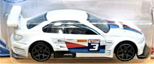 Load image into Gallery viewer, Hot Wheels 2021 BMW M3 GT2 White Pearl #57 HW Race Day 4/10 New Long Card