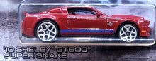 Load image into Gallery viewer, Hot Wheels 2021 '10 Shelby GT500 Super Snake Red Hot Wheels Factory 500 H.P 3/10