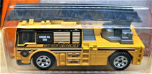 Load image into Gallery viewer, Matchbox 2017 Flame Tamer Yellow #66 MBX Heroic Rescue New Long Card