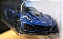 Load image into Gallery viewer, Hot Wheels 2020 '19 Corvette ZR1 Convertible Blue #144 Factory Fresh 2/10 New