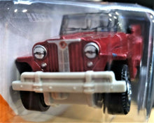 Load image into Gallery viewer, Matchbox 2020 1948 Willys Jeepster Red #38 MBX City New Long Card
