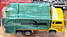 Load image into Gallery viewer, Majorette 1990 Garbage Truck Yellow/Green #247 Series 200 New - Rare