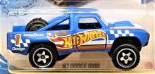 Load image into Gallery viewer, Hot Wheels 2021 '87 Dodge D100 Blue #168 HW Race Team 1/10 New Long Card
