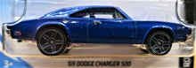 Load image into Gallery viewer, Hot Wheels 2019 '69 Dodge Charger 500 Blue #80 Rod Squad 9/10 New Long Card