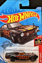 Load image into Gallery viewer, Hot Wheels 2020 Custom Ford Maverick Matt Black #142 HW Flames 9/10 New