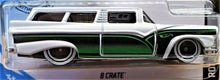 Load image into Gallery viewer, Hot Wheels 2020 8 Crate (Custom 1955 Ford Ranch) White #74 Rod Squad 7/10 New
