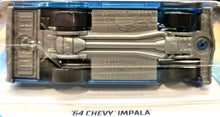 Load image into Gallery viewer, Hot Wheels 2020 '64 Chevy Impala Blue #58 Tooned 9/10 New Long Card