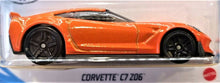 Load image into Gallery viewer, Hot Wheels 2020 Corvette C7 Z06 Orange #200 Factory Fresh 5/10 New Long Card