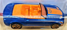 Load image into Gallery viewer, Hot Wheels 2018 Camaro Convertible Concept Blue 50th Anniversary Throwback 9/10