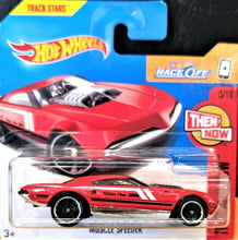 Load image into Gallery viewer, Hot Wheels 2017 Muscle Speeder Red #362 Then and Now 5/10 New