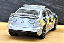 Load image into Gallery viewer, Matchbox 2011 Mitsubishi Lancer Evolution X Police Silver #57 Emergency Response