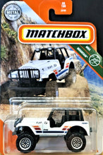 Load image into Gallery viewer, Matchbox 2020 Jeep 4x4 White #80 MBX Mountain New Long Card