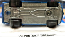 Load image into Gallery viewer, Hot Wheels 2016 '73 Pontiac Firebird Blue #123 Muscle Mania 3/10 New