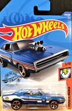 Load image into Gallery viewer, Hot Wheels 2020 '70 Dodge Charger R/T Blue #249 Muscle Mania 5/10 New Long Card