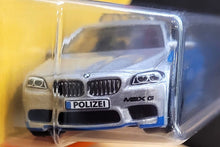 Load image into Gallery viewer, Matchbox 2021 BMW M5 Police Silver Germany Collection 3/12 New