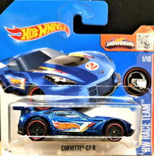 Load image into Gallery viewer, Hot Wheels 2016 CORVETTE C7.R BLUE #1 HW RACE TEAM 1/10 New