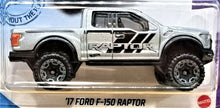 Load image into Gallery viewer, Hot Wheels 2021 '17 Ford F-150 Raptor Silver #167 HW Torque 5/5 New Long Card